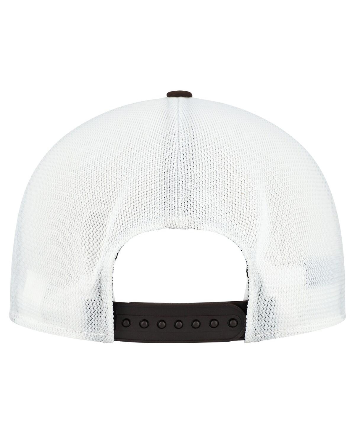 New Era Men's Brown/White Cleveland Browns Patch 19TWENTY Adjustable Hat