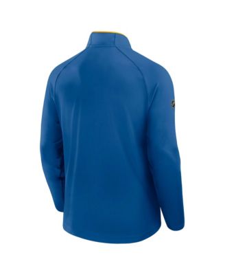 Men's Blue St. Louis Blues Authentic Pro Rink Training Quarter-Zip Pullover Sweatshirt