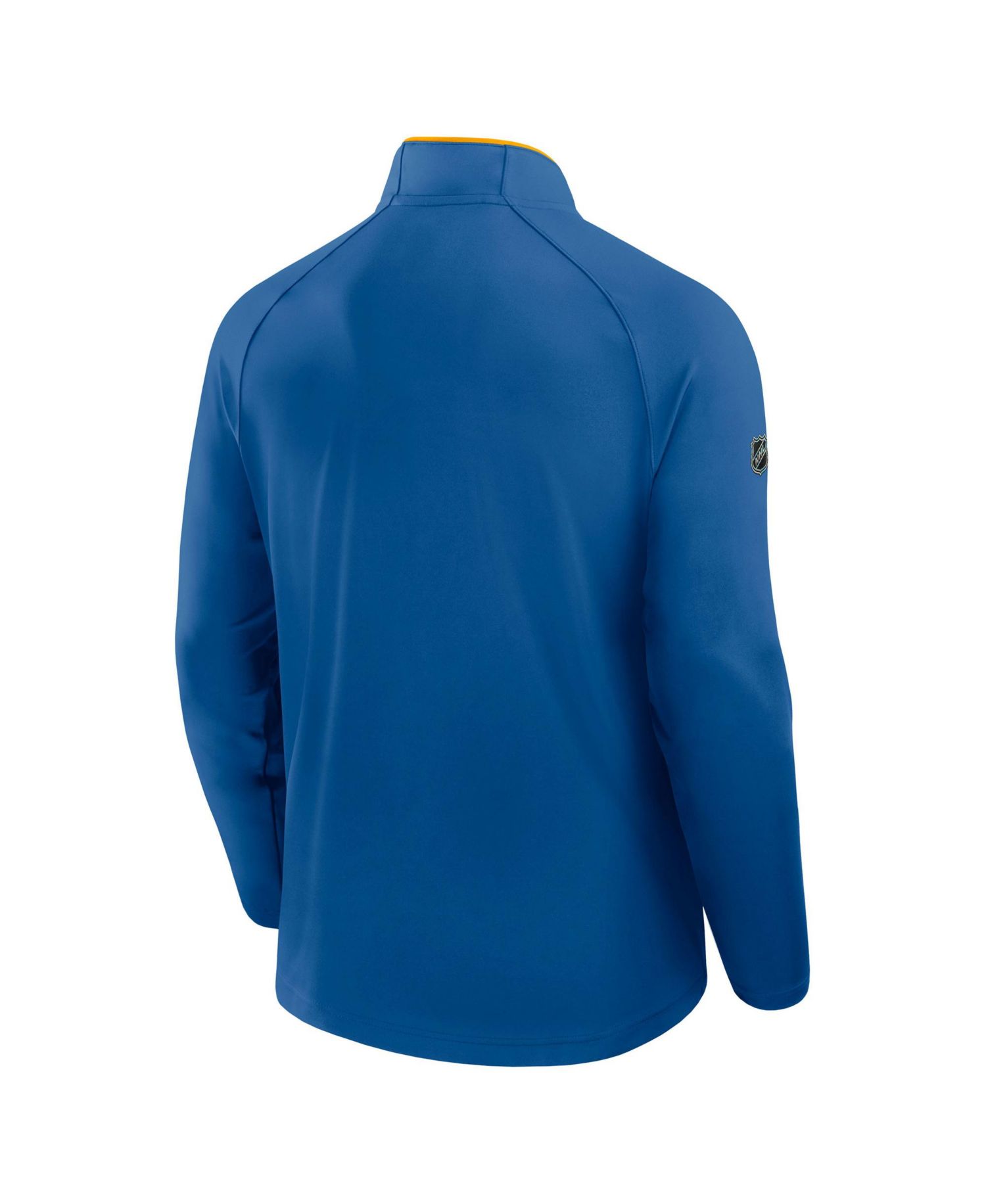 Men's Blue St. Louis Blues Authentic Pro Rink Training Quarter-Zip Pullover Sweatshirt