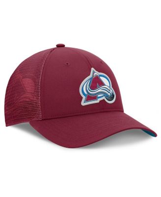 Men's Burgundy Colorado Avalanche Authentic Pro Home Ice Trucker Adjustable Hat