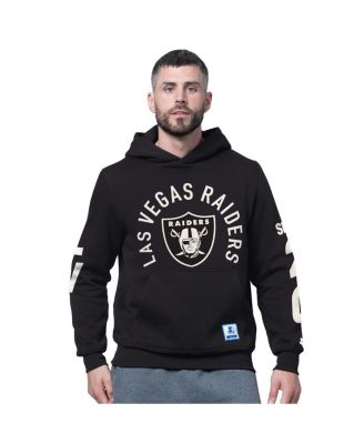 Starter - Men's Black Las Vegas Raiders Handoff Fleece Hoodie Sweatshirt