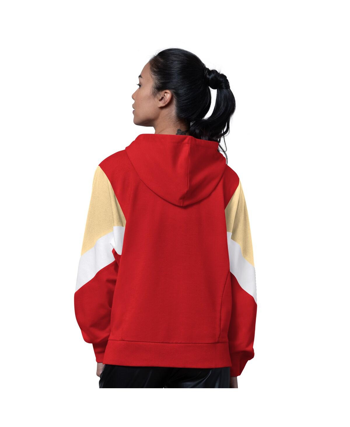 Starter Women's Scarlet San Francisco 49ers Scrimmage Hoodie