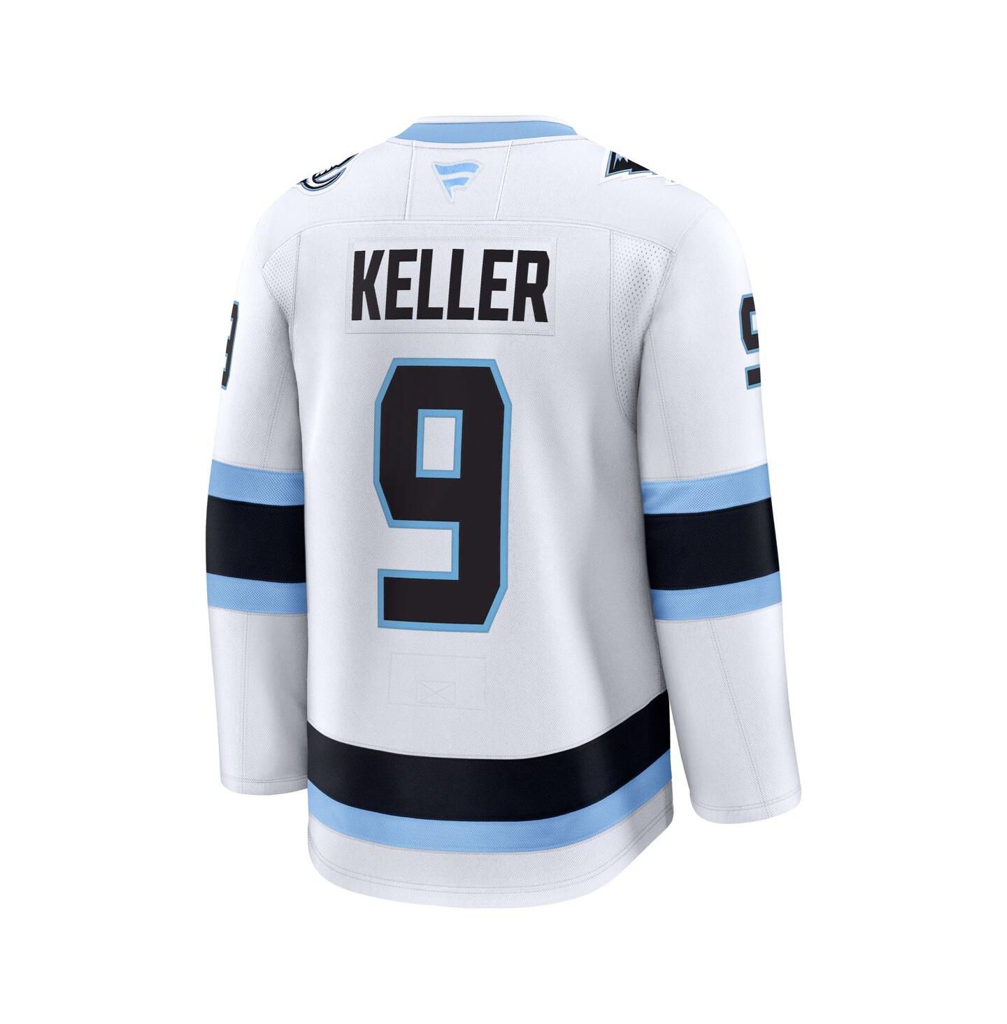 Мужской топ Fanatics Clayton Keller White Utah Mammoth Away Premium Player Jersey — фото 3