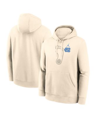 Nike - Men's Cream North Carolina Tar Heels Campus Shadow Hoodie