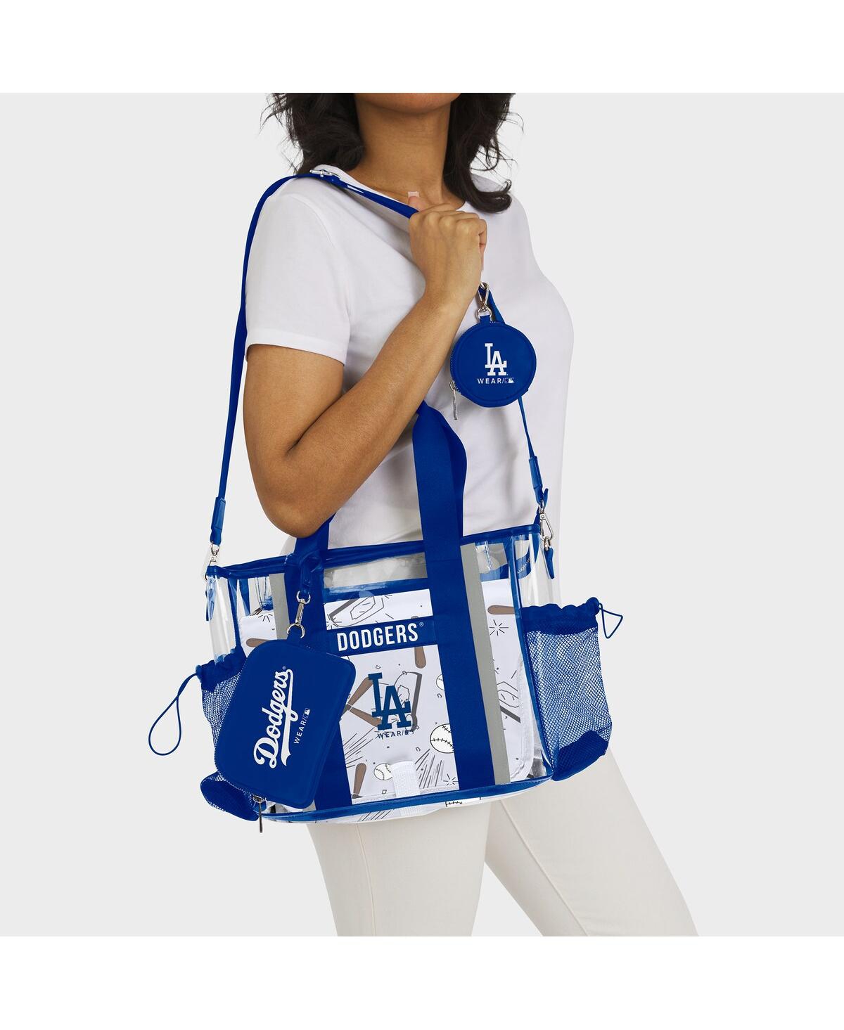 Wear By Erin Andrews Los Angeles Dodgers Clear Stadium Baby Bag In Blue