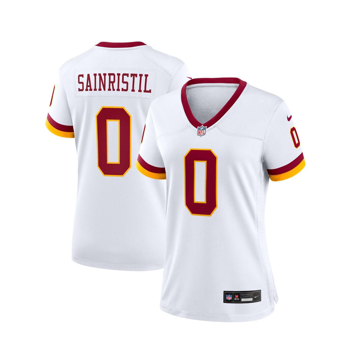 Женское джерси Nike Women's Mike Sainristil White Washington Commanders Game Super Bowl Era Jersey — фото 1