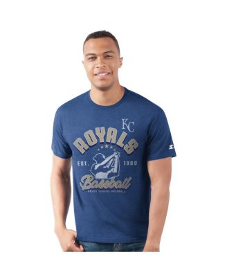 Starter - Men's Royal Kansas City Royals Prime Time Batter T-Shirt