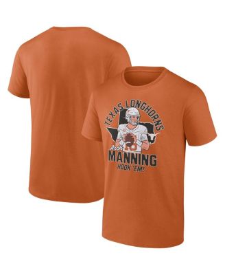 Fanatics - Men's Arch Manning Texas Orange Texas Longhorns Name Number T-Shirt