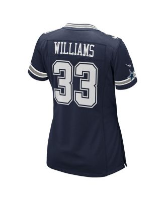 Women's Javonte Williams Navy Dallas Cowboys Team Game Jersey