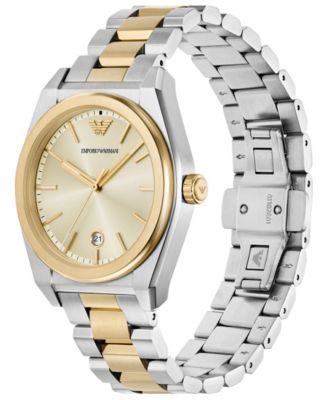 Men's Three-Hand Two-Tone Stainless Steel Watch, 41mm