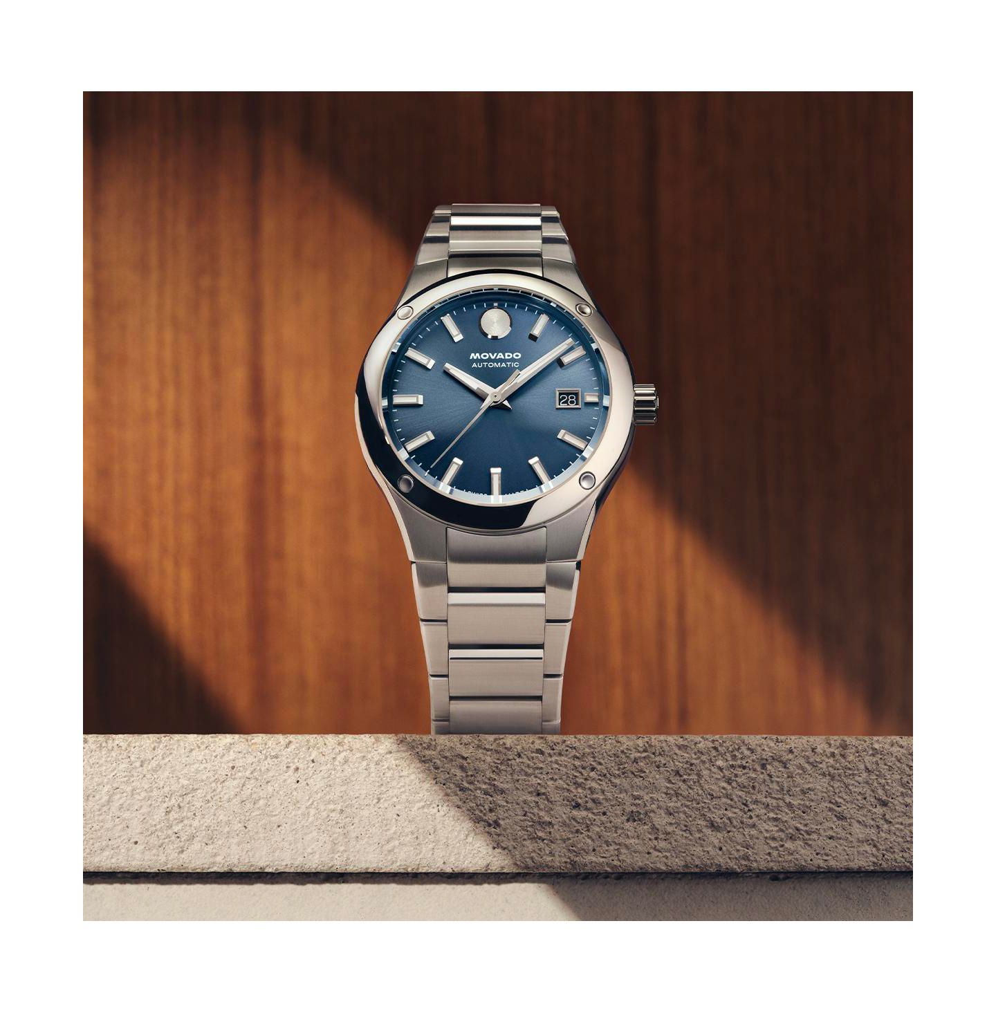 Мужские часы Movado Museum Imperiale Swiss Automatic Stainless Steel Watch, 40mm — фото 4