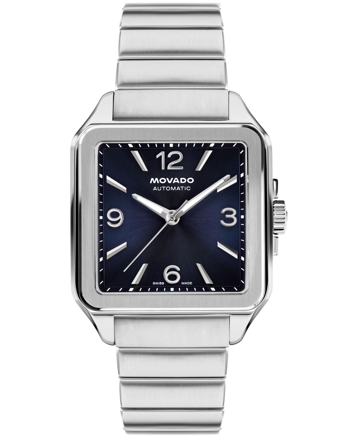 Мужские часы Movado 1917 Swiss Automatic Stainless Steel Watch, 35x45.2mm — фото 1