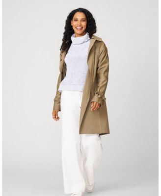 Women's Heathered Yarn Relaxed Lounge Turtleneck Sweater