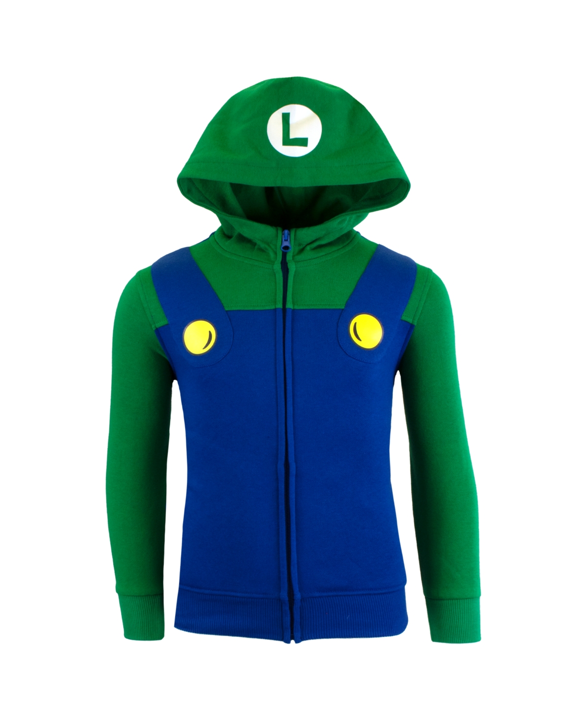 Mario Boys Nintendo Super Bros. Costume Zip Up Hoodie