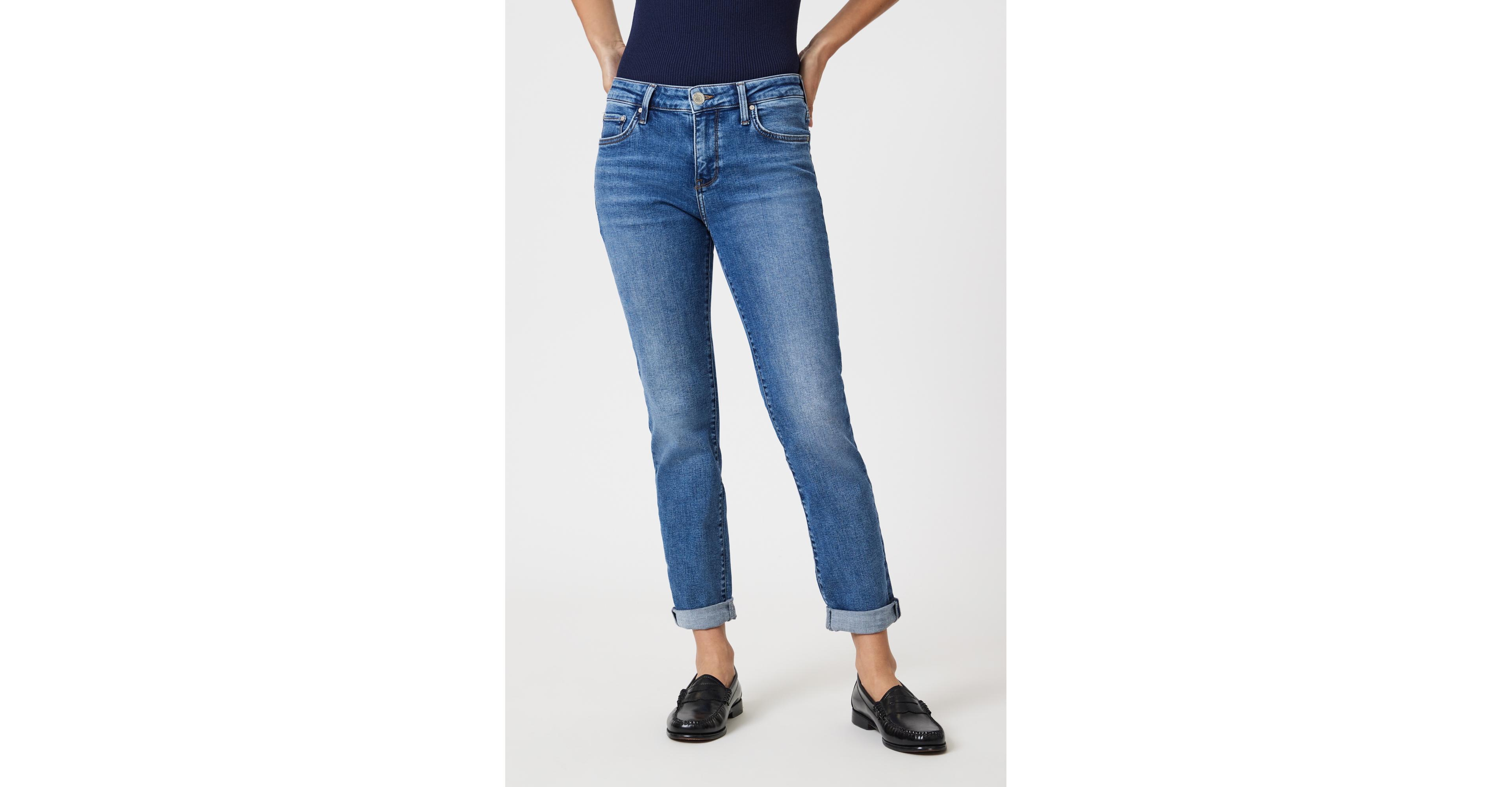 Mavi Jeans Women's Mavi Emma Slim Boyfriend In Mid Brushed Tribeca