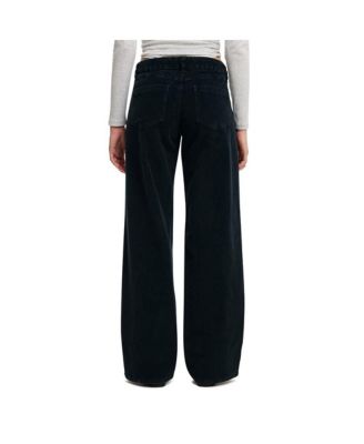 Women's Low Rise Straight Cord Pant