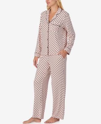 Women's 2-Piece Sleepwear Long-Sleeve Top and Pajama Pants Set
