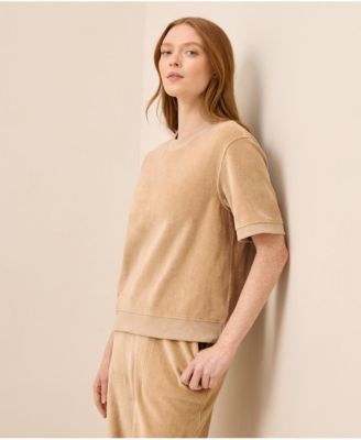 Women's Organic Cotton Velour T-Shirt