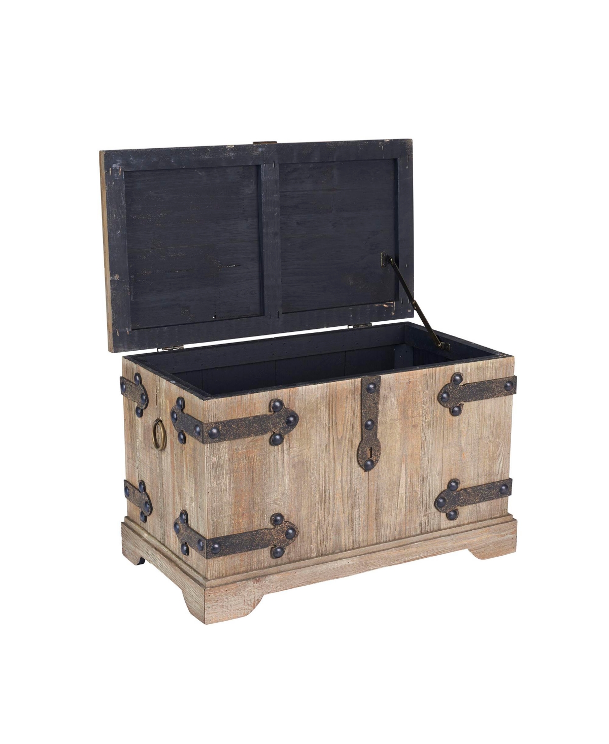 Household Essentials Decorative Trunk, Victorian, Small, Chinese Fir Wood
