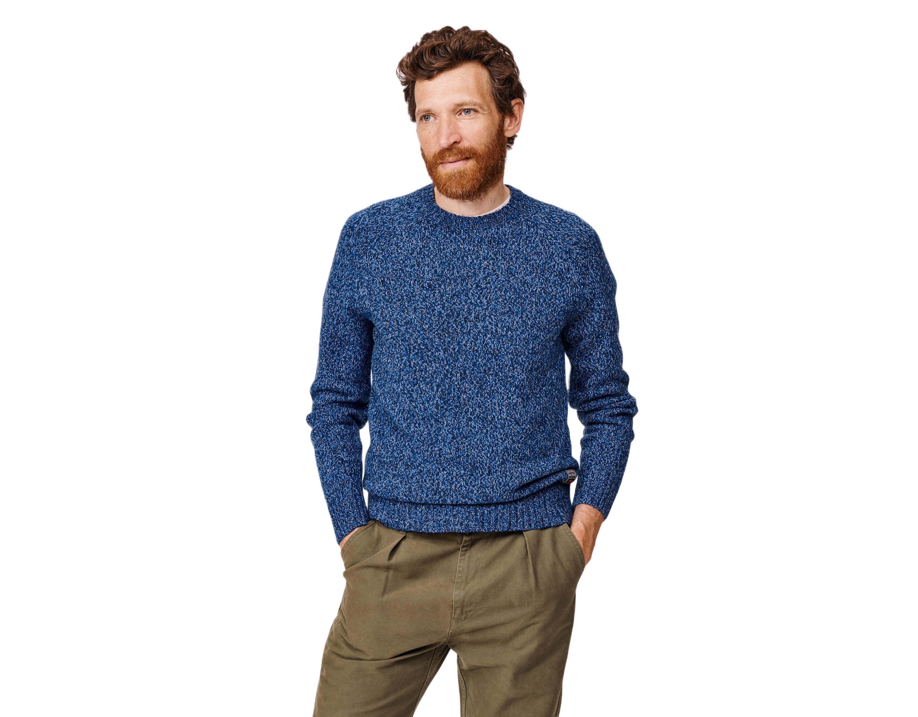Aubin Men's Riply Twist Crew Neck Sweater