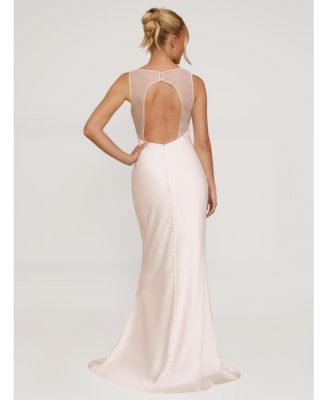 Women's Clarise Organza Open Back Maxi Dress