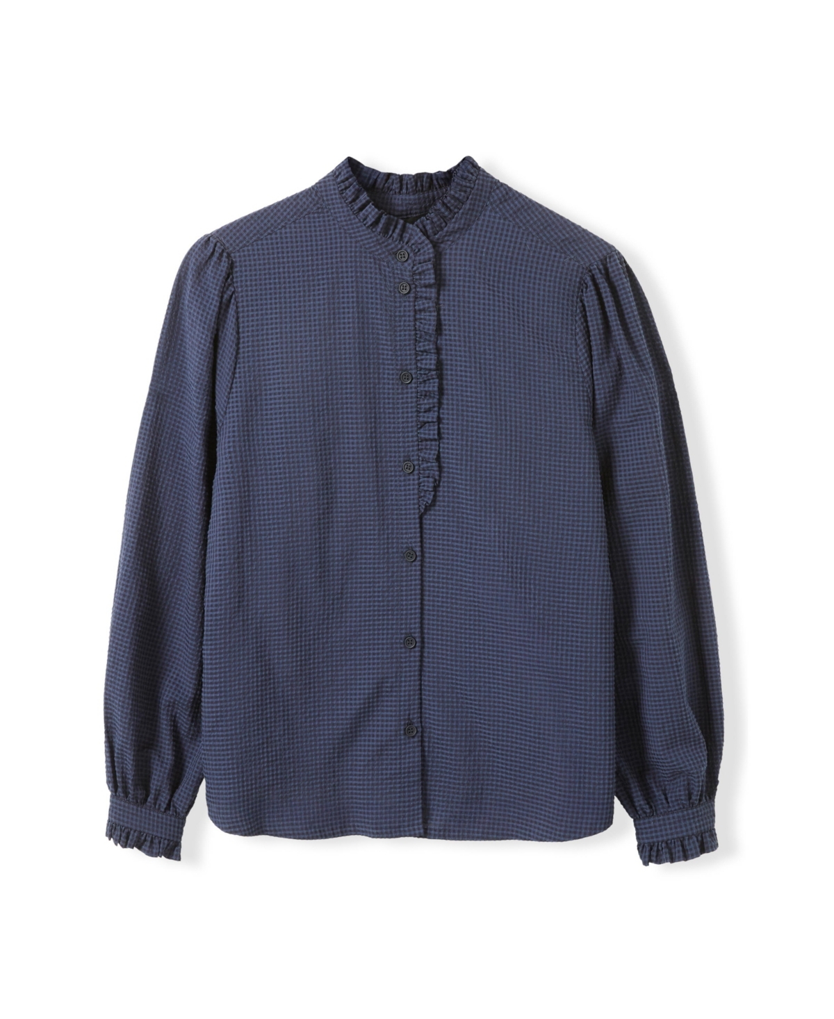 Celtic & Co. Women's Textured Frill Collar Blouse