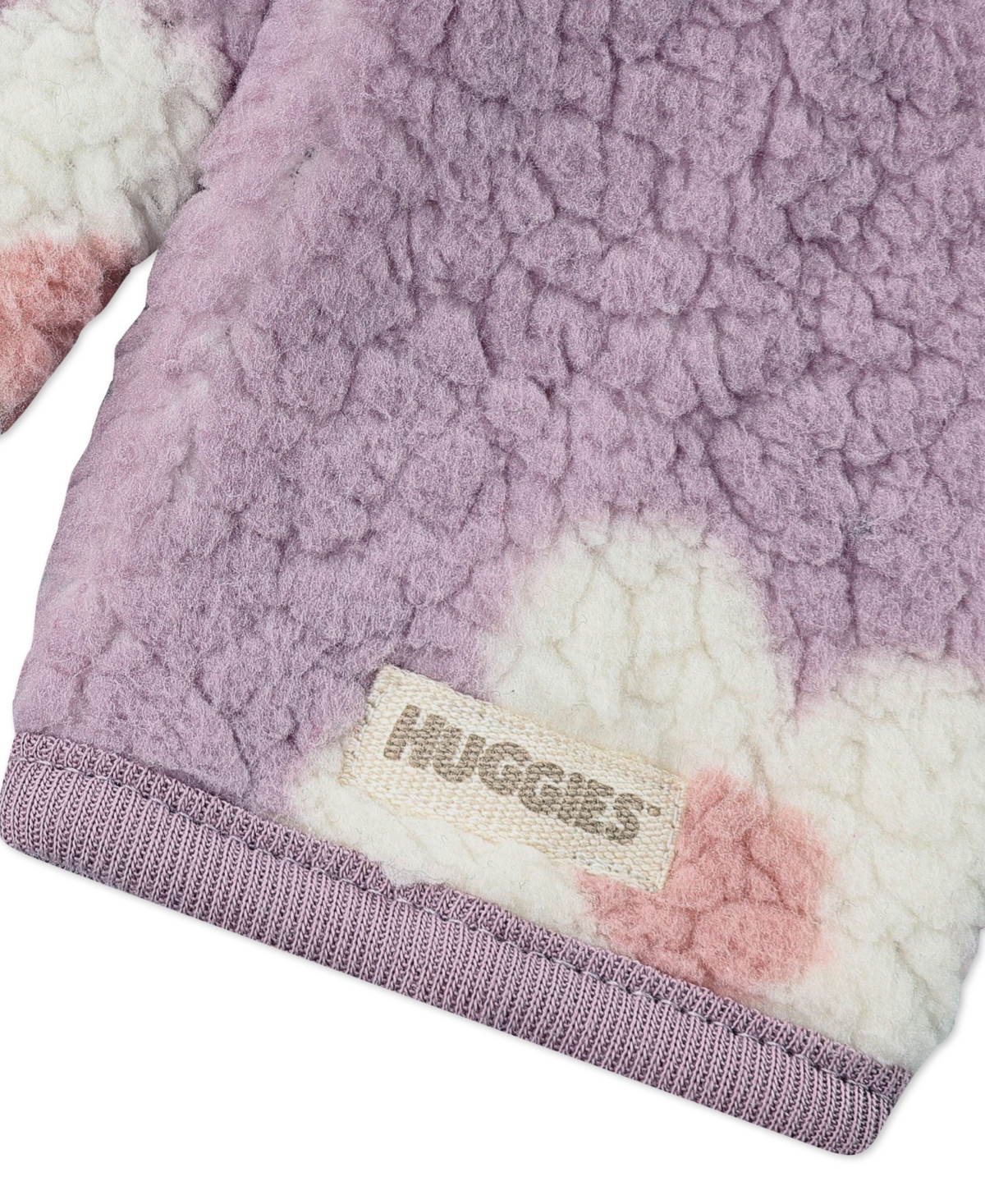 Huggies Baby Girls 3-piece Floral Jacket, Bodysuit And Pants Set In Purple