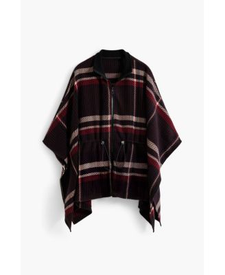 Women's Tartan poncho