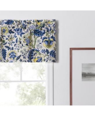 Regency Straight 3" Rod Pocket Valances for Windows 50" x 15" Blue