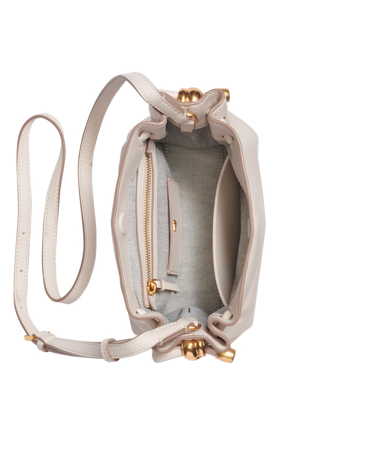 Donna Karan Cashmere Crossbody Bag In Neutral