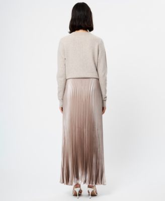 Women's Pleated Midi Skirt