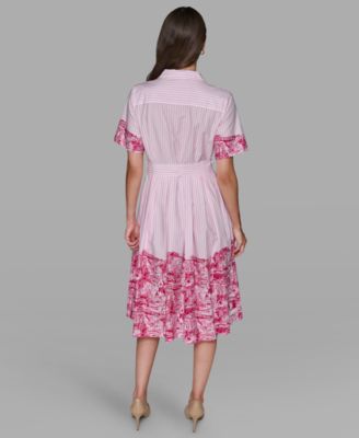 Women's Printed Shirt Dress