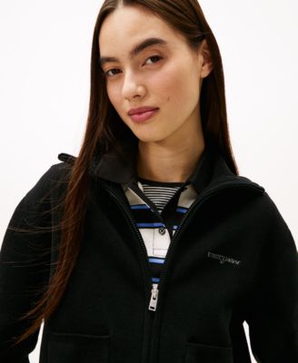 Women's Cozy Script Long-Sleeve Cardigan Sweater