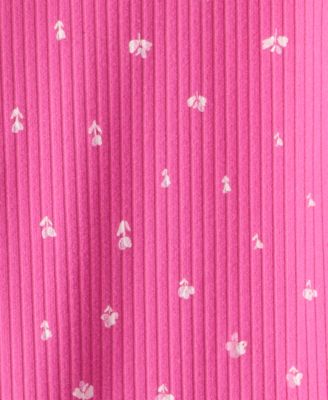 Baby Girls' Floral Bodysuit and Pants, 2-Piece Set