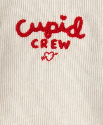 Baby Girls' or Baby Boys' Cupid Crew T-Shirt and Pants, 2-Piece Set
