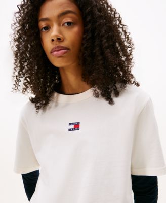 Women's Boxy Badge Crewneck T-Shirt
