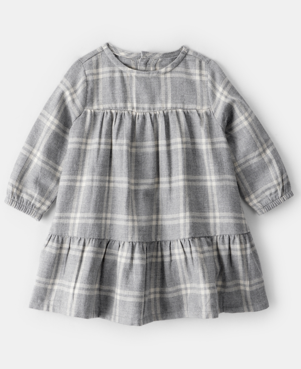 Carter's Baby Girls 3-Piece Vest, Plaid Dress and Diaper Cover Set