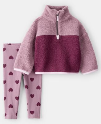 Carter's - Baby Girls 2-Piece Long-Sleeve Sweater and Leggings Set