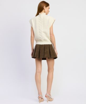 Women's Stenson Turtle Neck Sweater Vest 