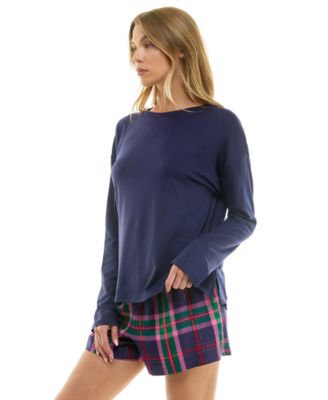 Women's Long-Sleeve Drop Shoulder Top