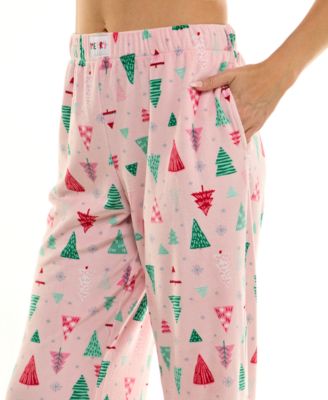 Women's Velour Open Leg Pull-On Pants