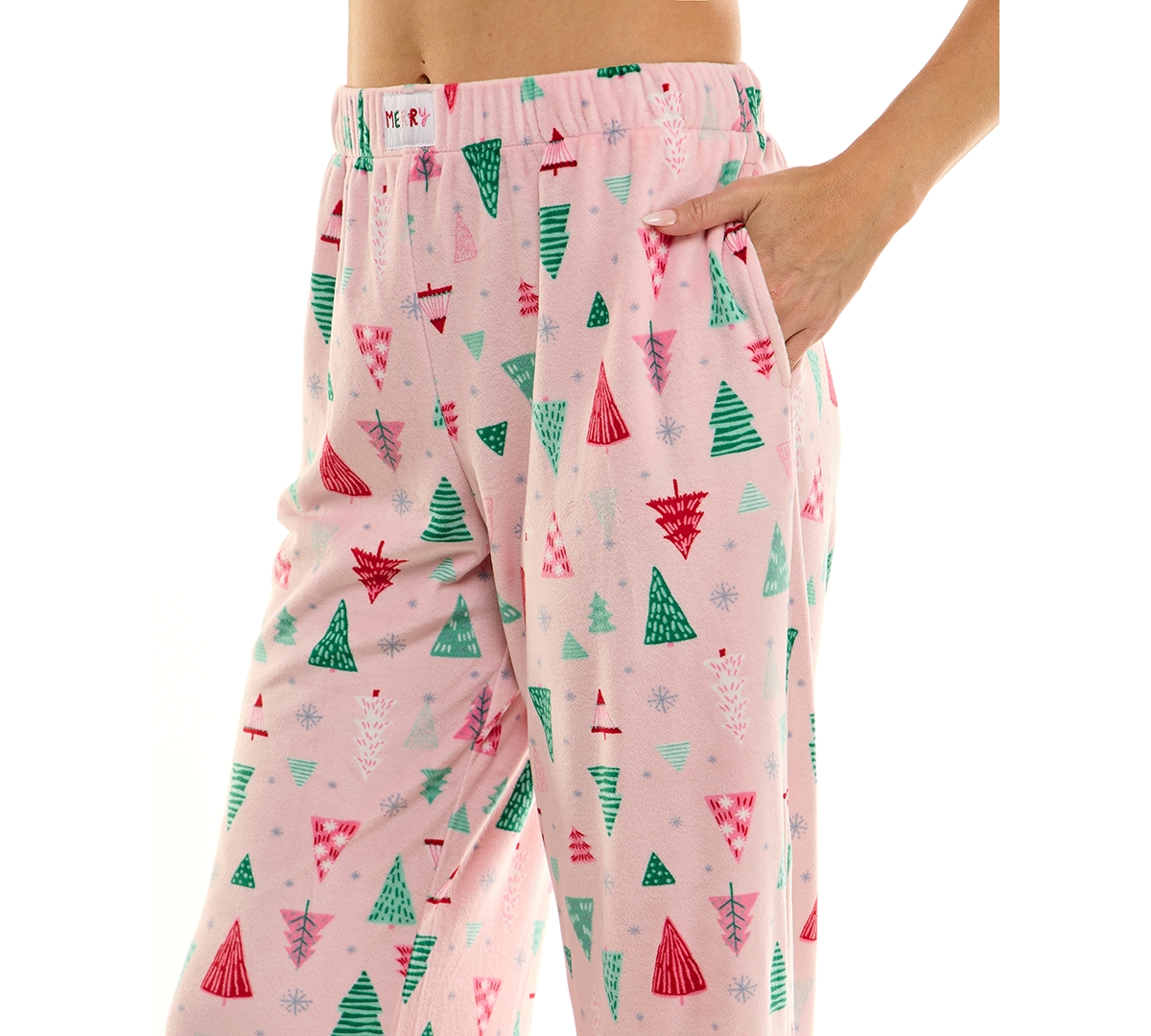 Roudelain Women's Printed Open Leg Velour Pants