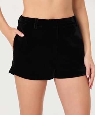 ASTR the Label - Women's Wynn High-Rise A-Line Mini Shorts