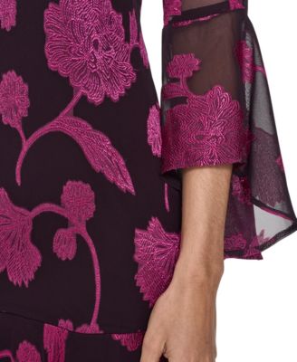 Women's Bell Sleeve Crewneck Dress