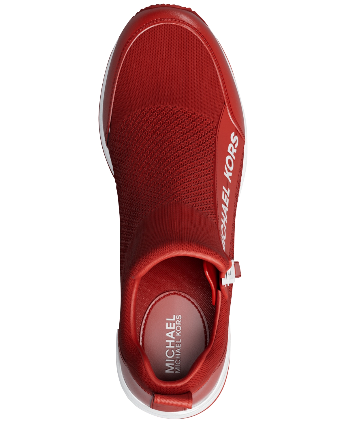 Michael Kors Michael  Women's Willis Wedge Trainer Shoes In Red