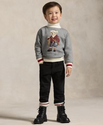 Boys' 2-7 Polo Bear Fleece Sweatshirt