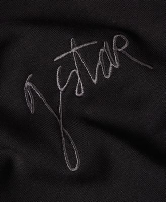 Men's Script Long-Sleeve Hooded Sweatshirt