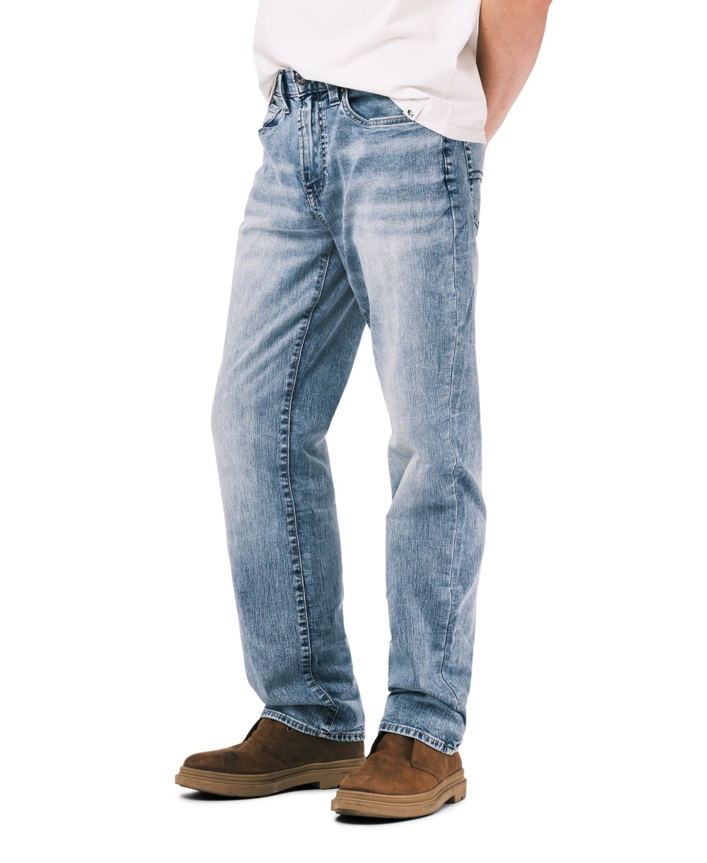 Мужские джинсы Buffalo David Bitton Relaxed Straight Fit Driven-X, цвет: Индиго — фото 2