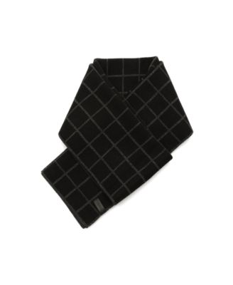 Men's Window Check Scarf