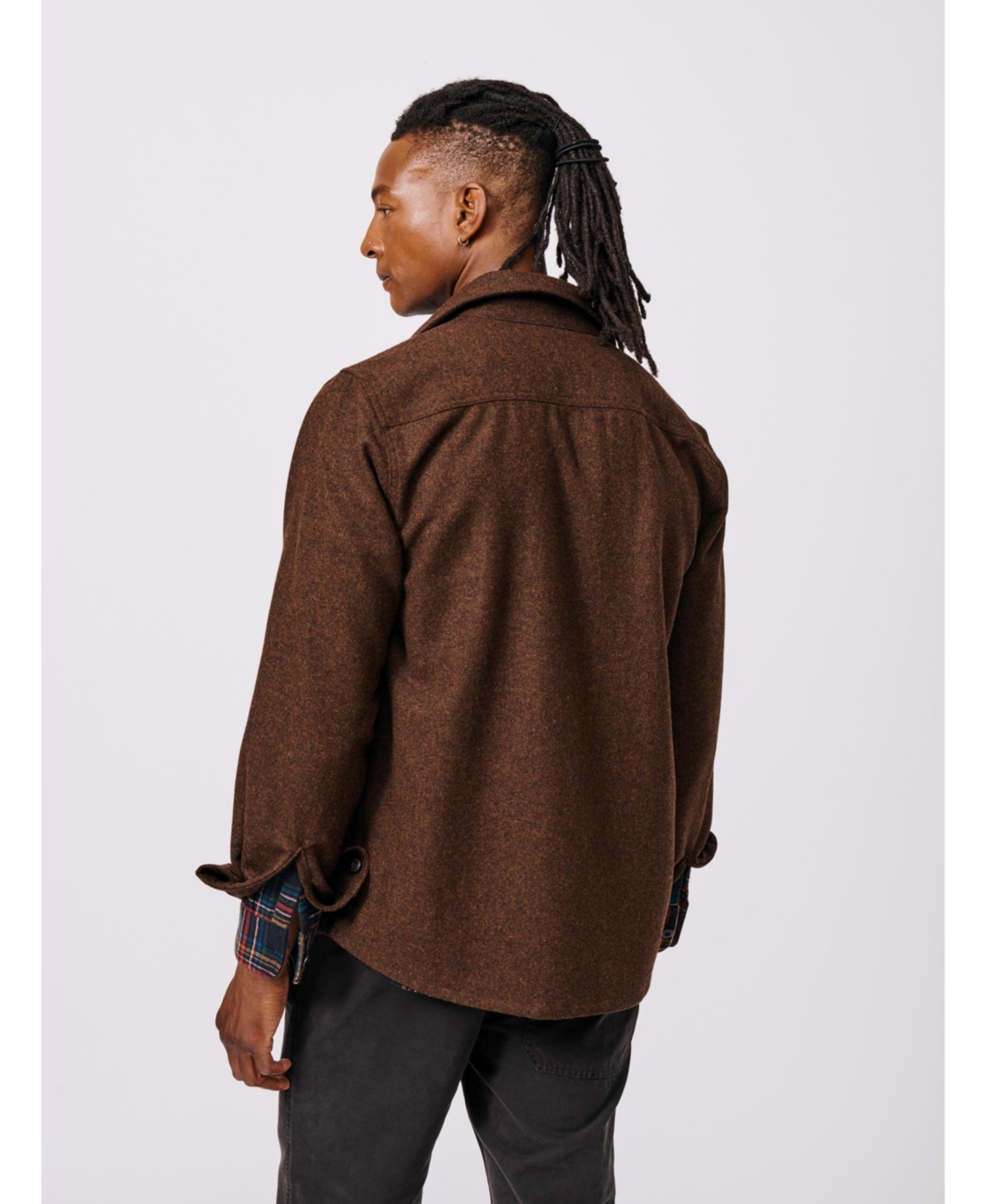 Aubin Men's Lysaghts Wool Overshirt